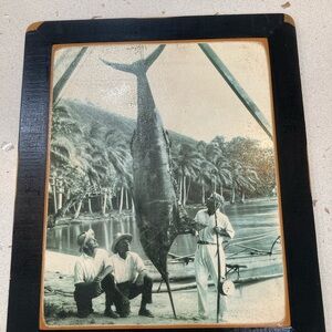 Vintage Fishing Photo Art